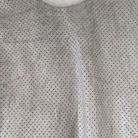 Zara WB Collection Tan Faux Suede T-Shirt Small - Picture 6 of 8